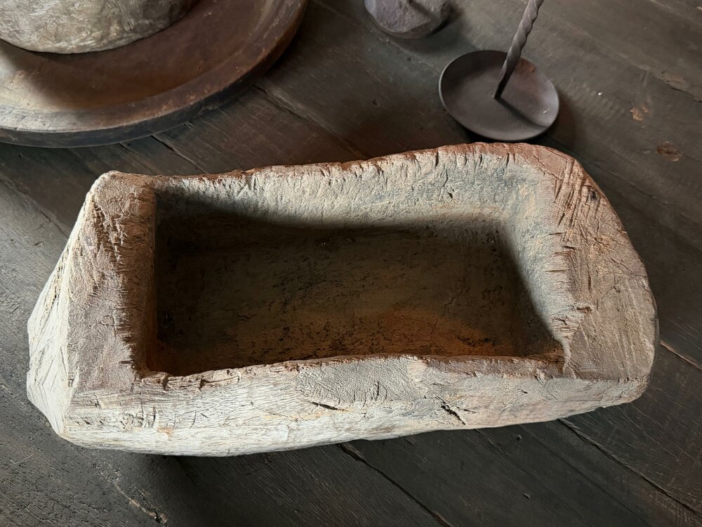 Houten trog | Houten vijzel Hoffz
