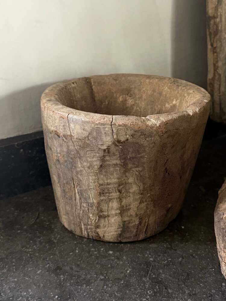 Houten vijzel B1