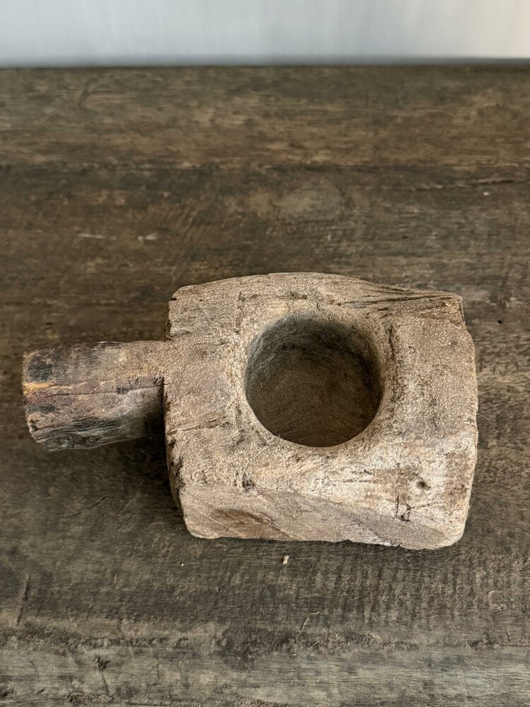 Houten vijltje met handvat 