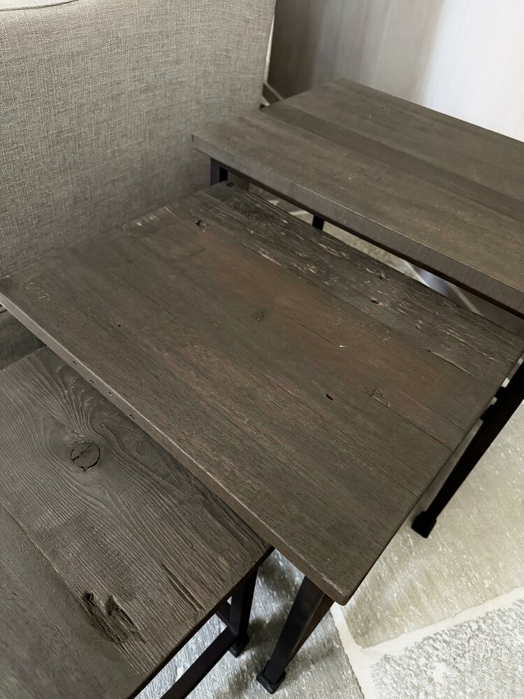 3 delige set bijzettafeltjes Hoffz