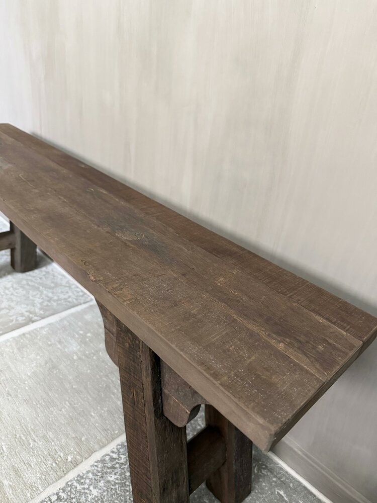 Driftwood bankje | oud houten bankje 120cm A