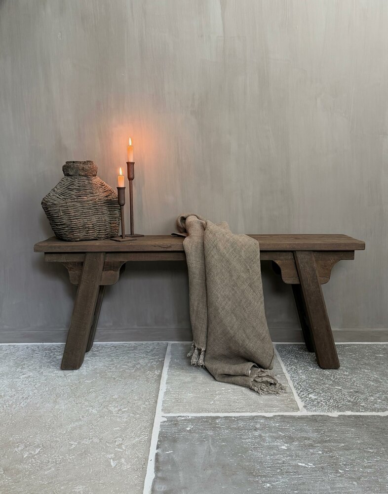 Driftwood bankje | oud houten bankje 120cm B