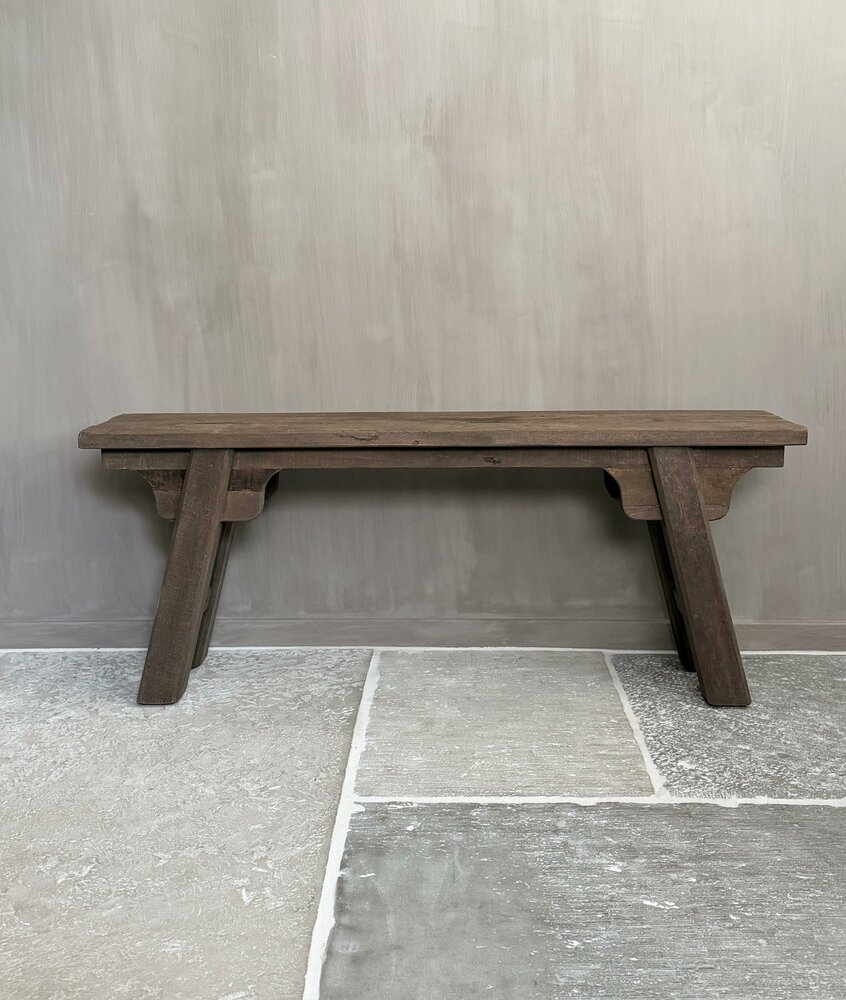 Driftwood bankje | oud houten bankje 120cm B