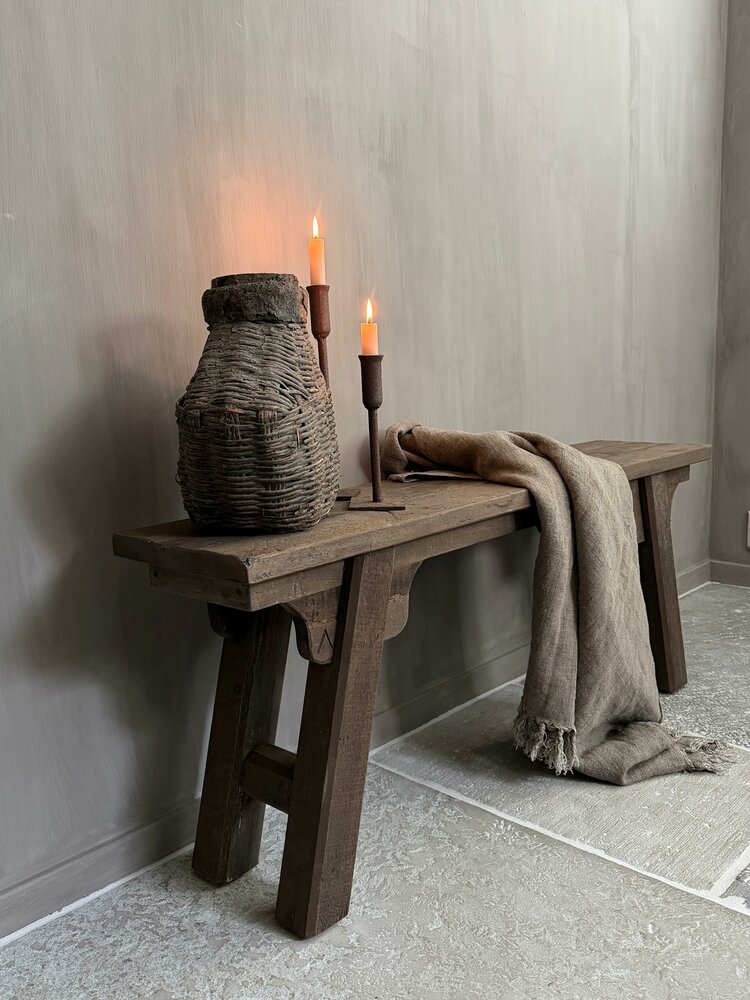 Driftwood bankje | oud houten bankje 120cm B