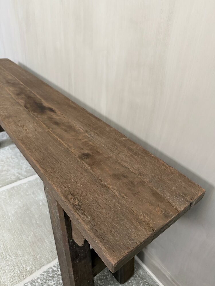 Driftwood bankje | oud houten bankje 120cm B