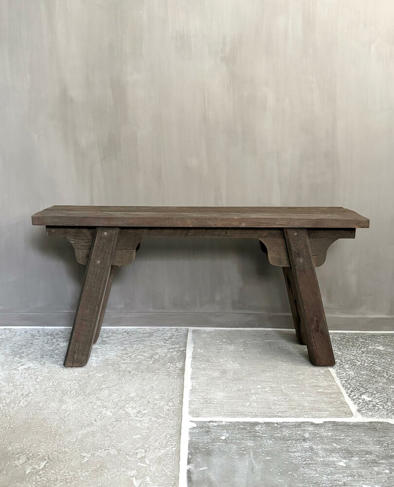 Driftwood bankje | oud houten bankje 100cm A