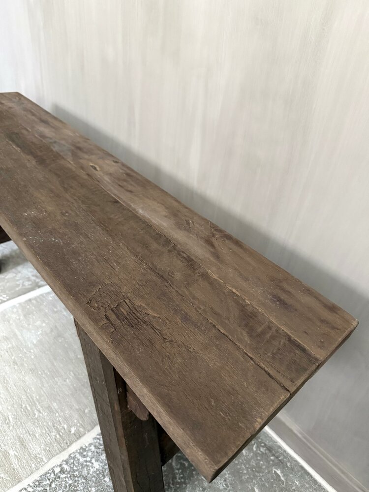 Driftwood bankje | oud houten bankje 100cm A