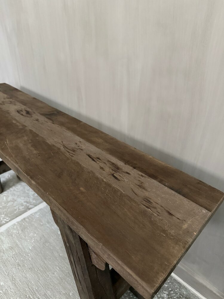 Driftwood bankje | oud houten bankje 100cm B