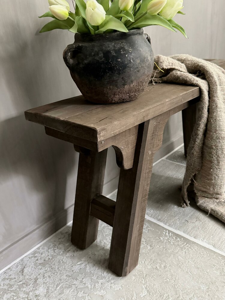 Driftwood bankje | oud houten bankje 100cm B