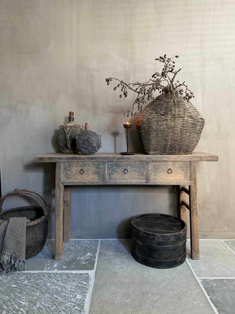 Sidetable Elmwood met 3- lades A