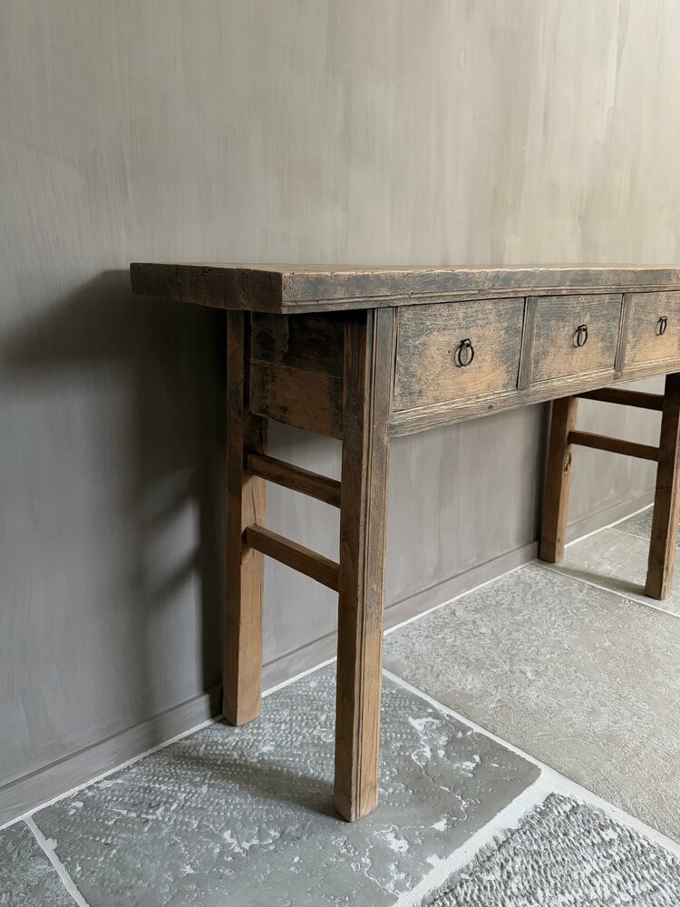 Sidetable Elmwood met 3- lades A
