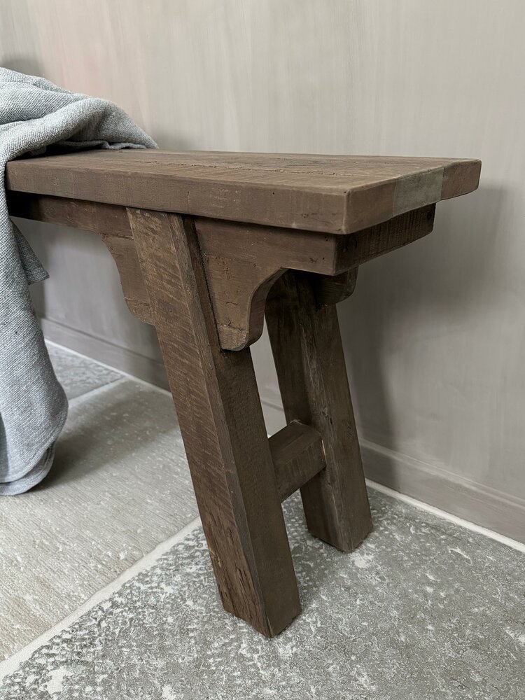 Driftwood bankje | oud houten bankje 120cm A