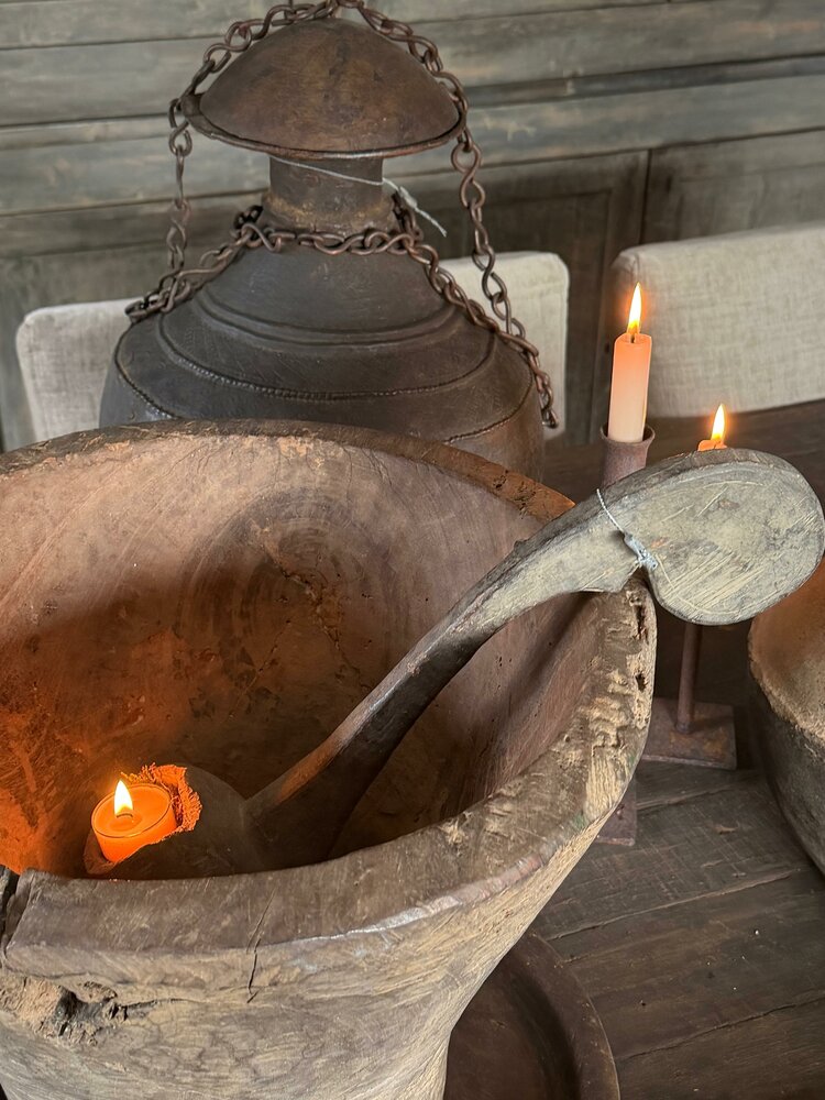 Authentieke houten lepel Hoffz A