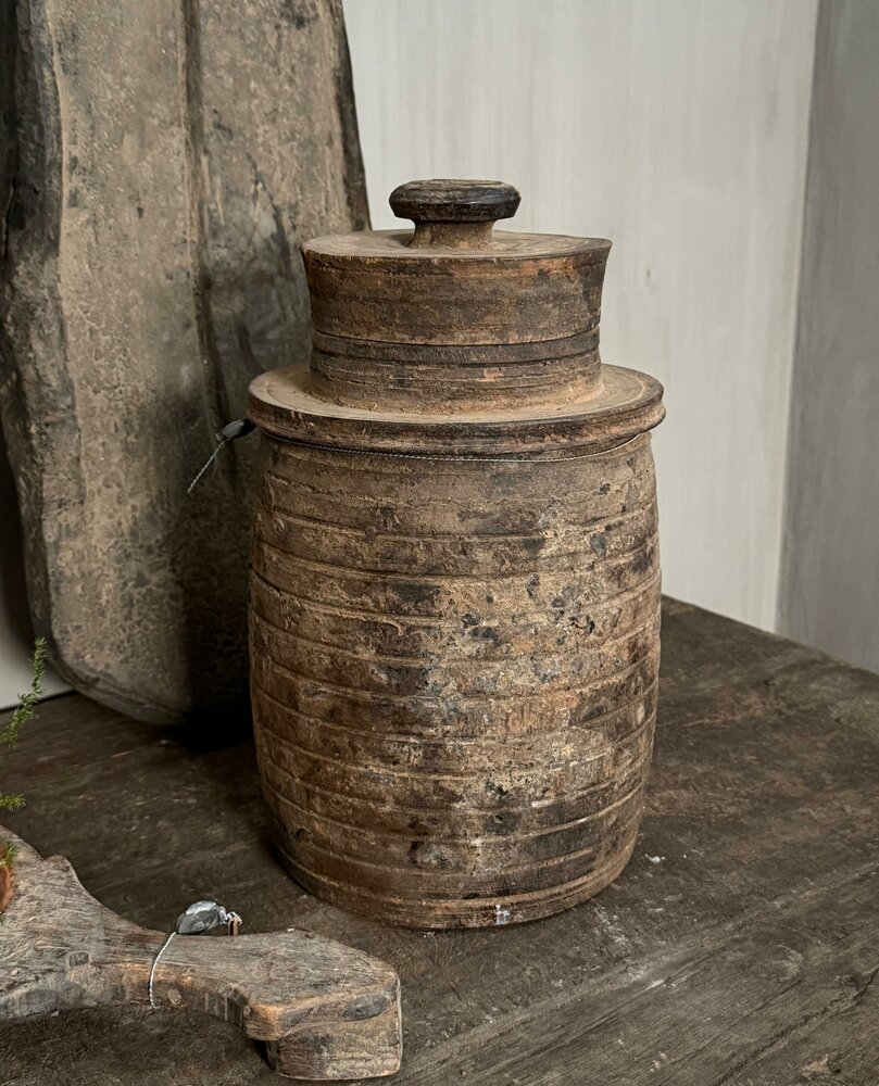 Nepalese kruik met deksel Hoffz  Ho1