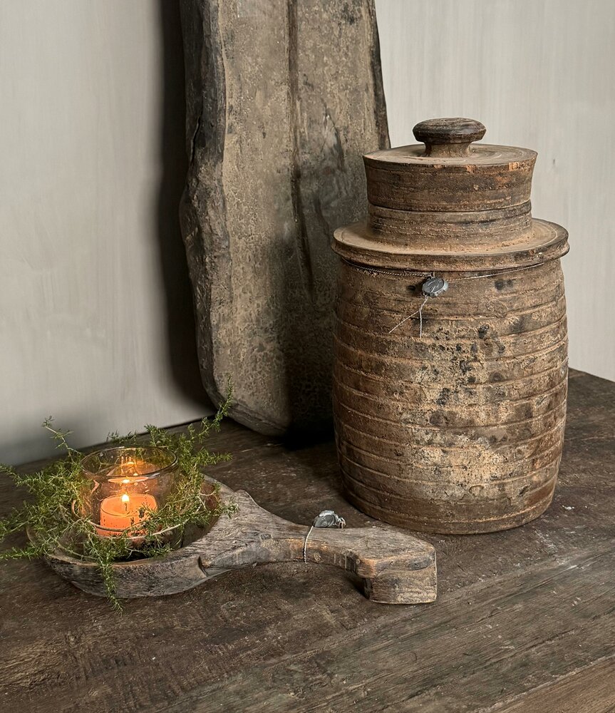 Nepalese kruik met deksel Hoffz  Ho1