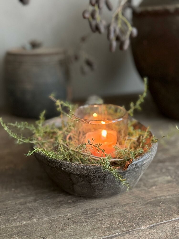 Unieke oude houten lepel Hoffz H3