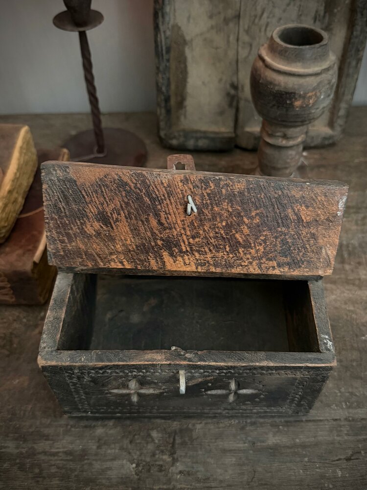 Uniek houten kistje Hoffz