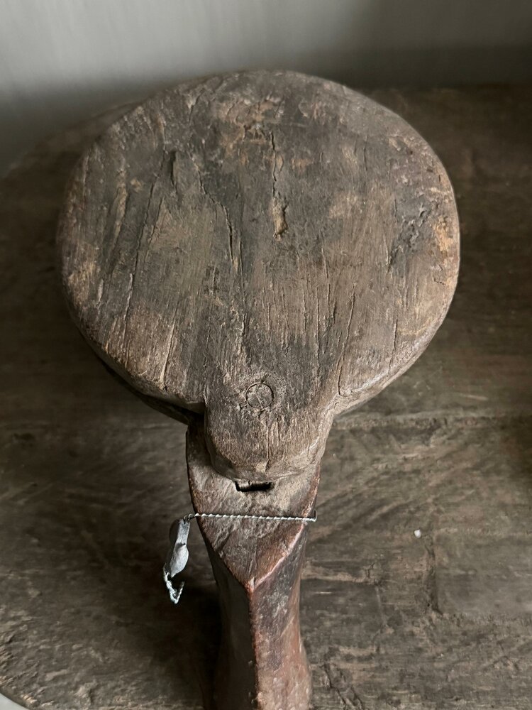 Unieke houten kom met deksel Hoffz M