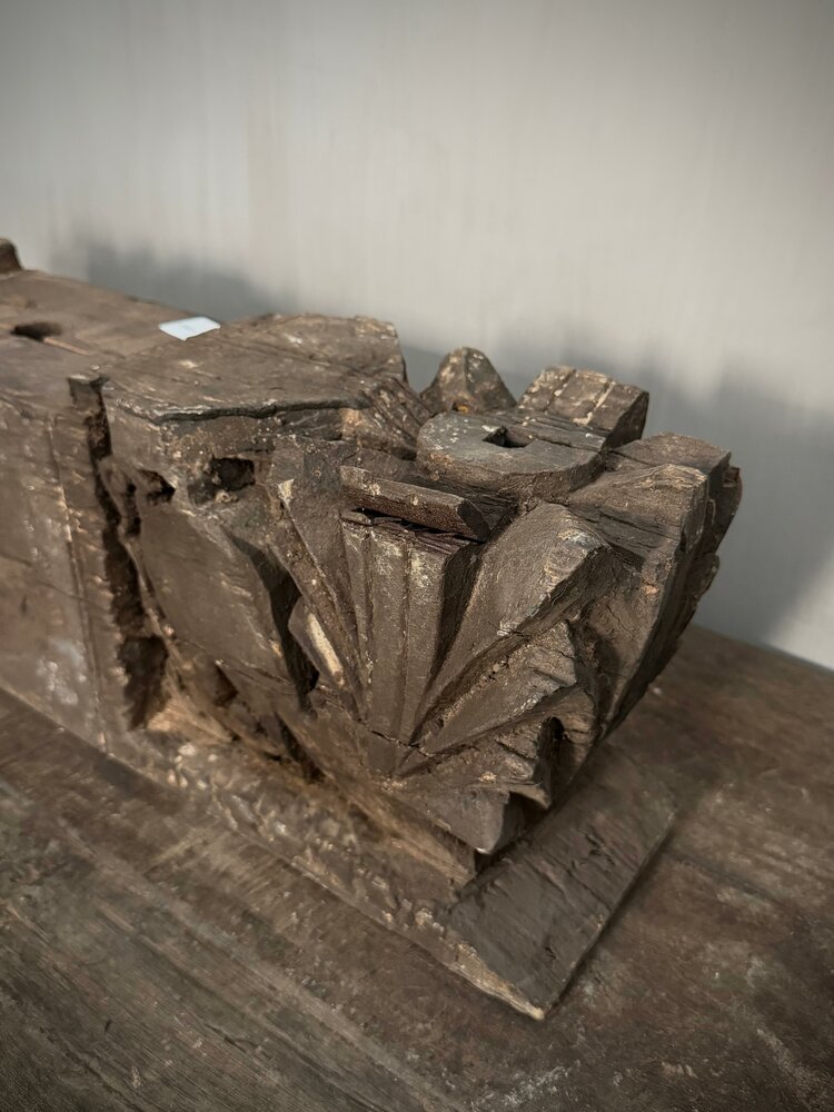 Ornament kandelaar snijwerk Aura Peeperkorn XL B (afhalen)