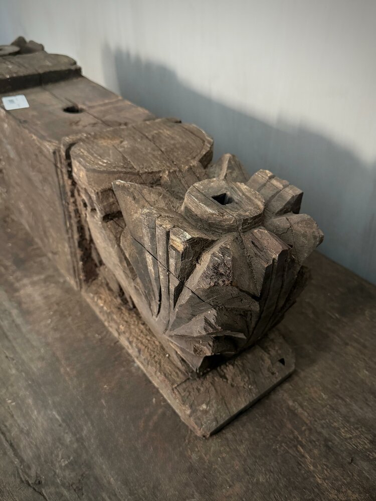 Ornament kandelaar snijwerk Aura Peeperkorn XL B (afhalen)