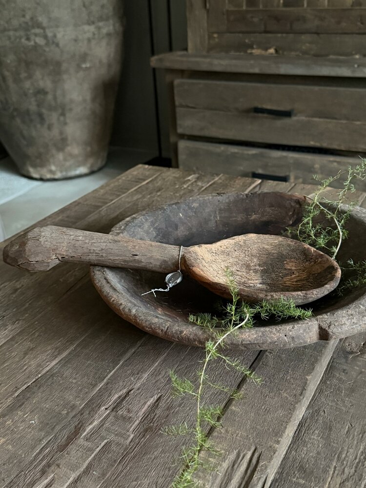 Unieke houten lepel Hoffz