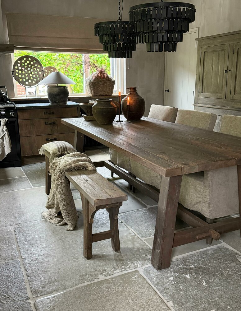 Houten bank Driftwood  180cm
