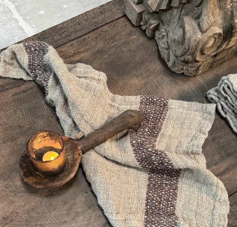 Unieke houten lepel Hoffz