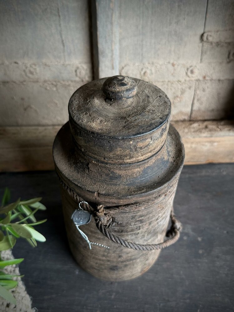 Authentiek houten Hoffz kruik H12