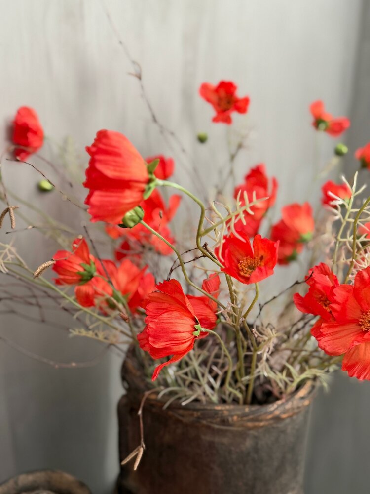 Cosmos spray rood kunsttak 