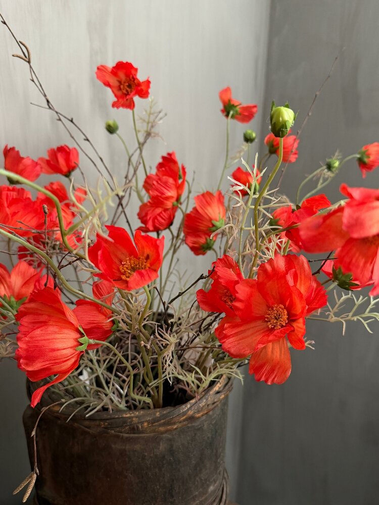 Cosmos spray rood kunsttak 