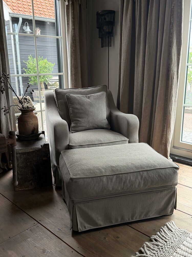 Stoer landelijke Fauteuil SAM (via bestelling)