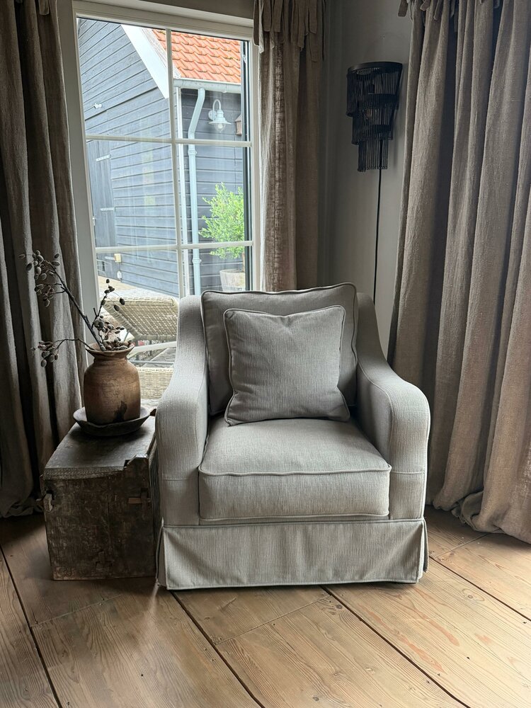 Stoer landelijke Fauteuil SAM (via bestelling)