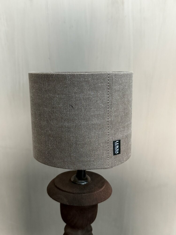 Lampenkap cilinder taupe Luksa 15/12