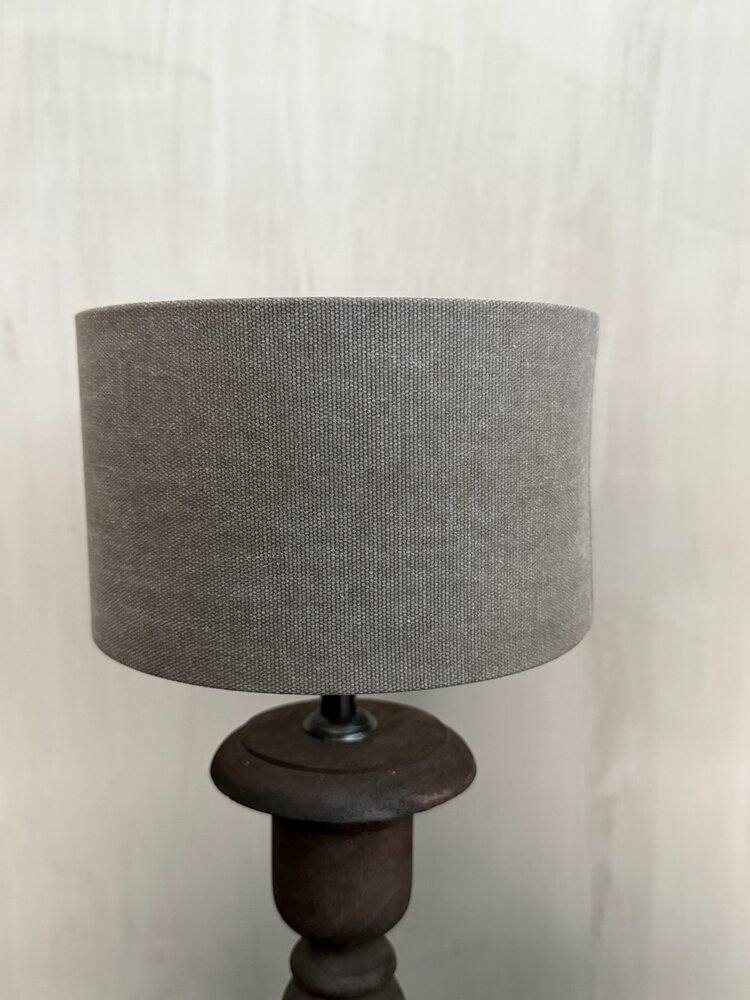 Lampenkap cilinder taupe Luksa 20/12