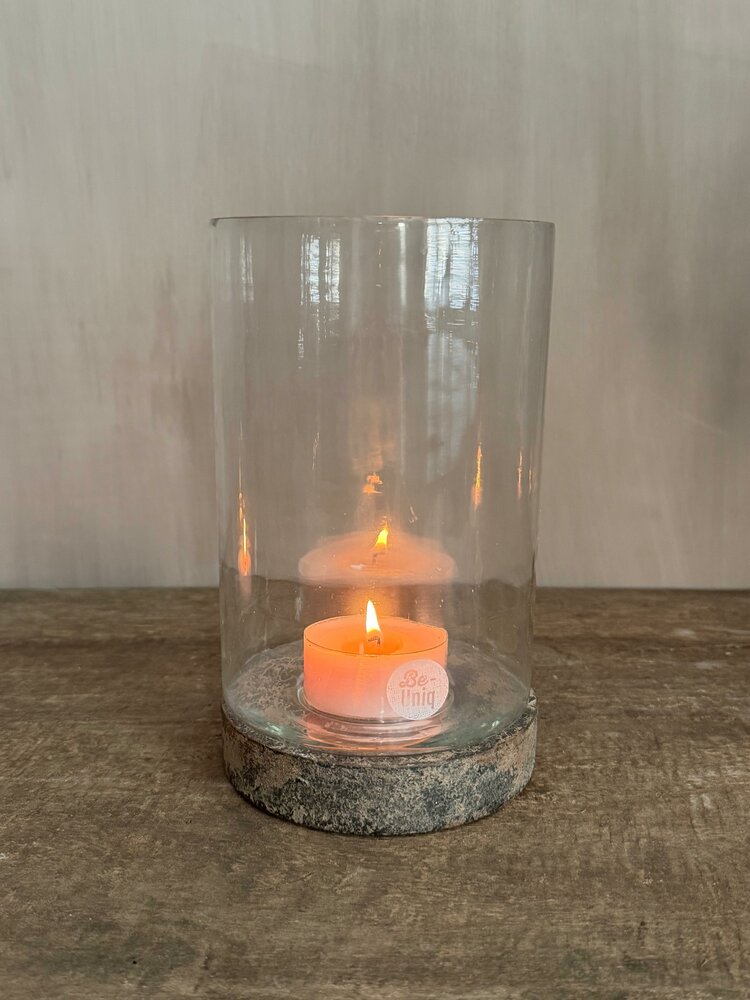 Kandelaar-windlicht Zwolle |Medium | Glass Collection 