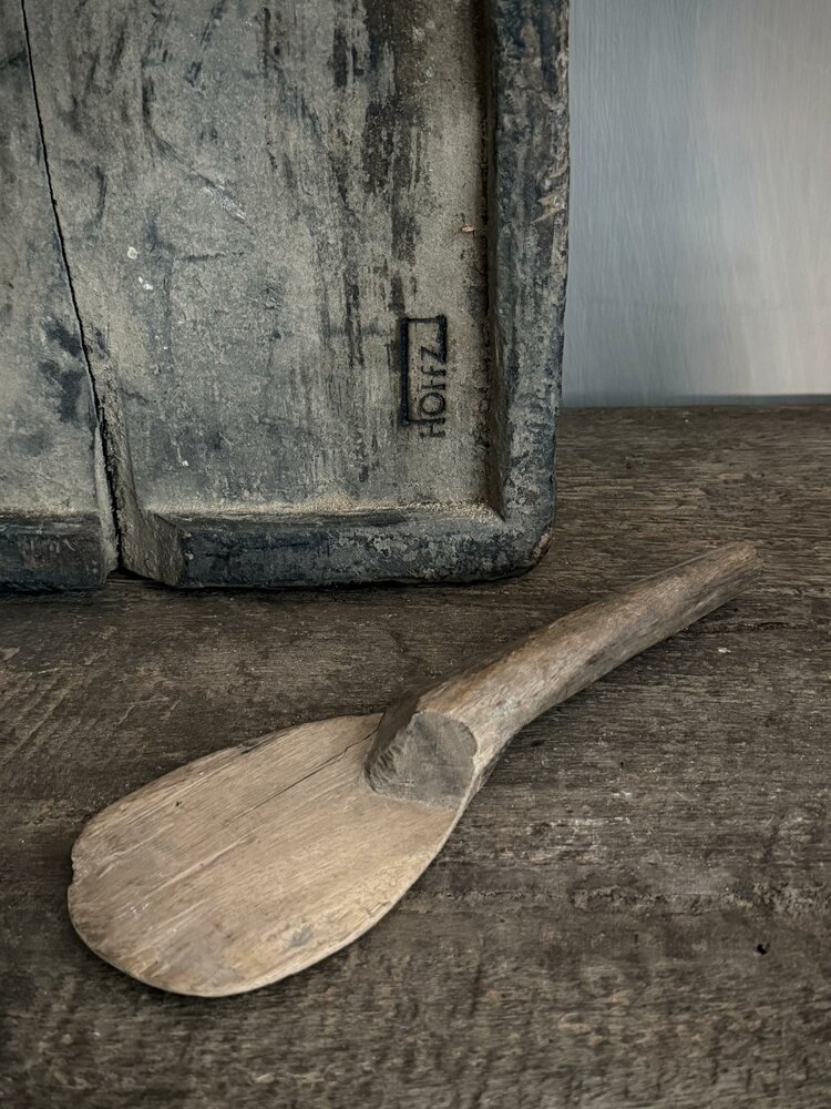 Kleine houten lepel hoffz