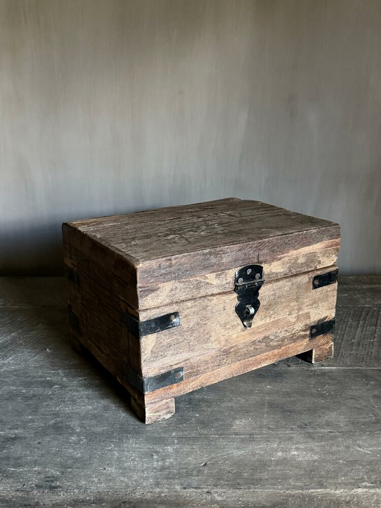 Houten kistje oud hout | Houten kistje truckwood  B small