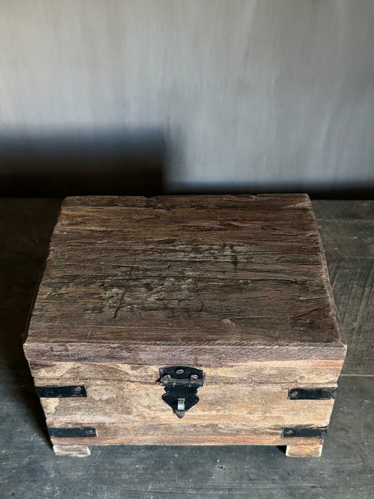 Houten kistje oud hout | Houten kistje truckwood  B small