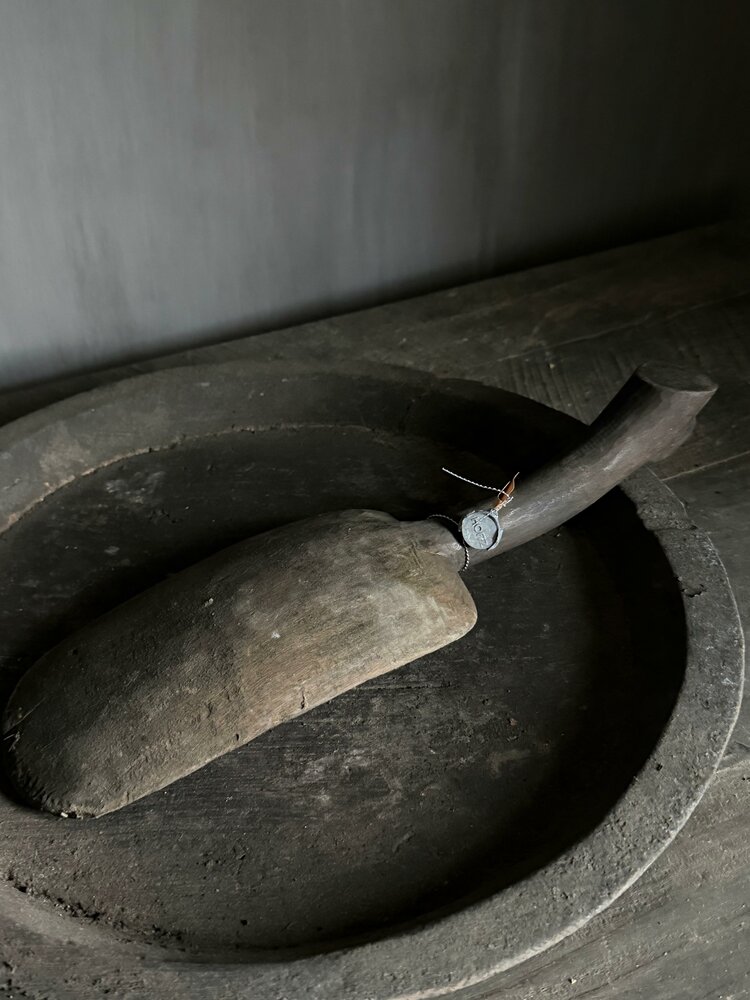 Houten schep | Houten lepel donker Hoffz  B1