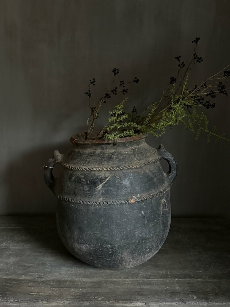 Antieke Marokkaanse Berber pot  Hoffz
