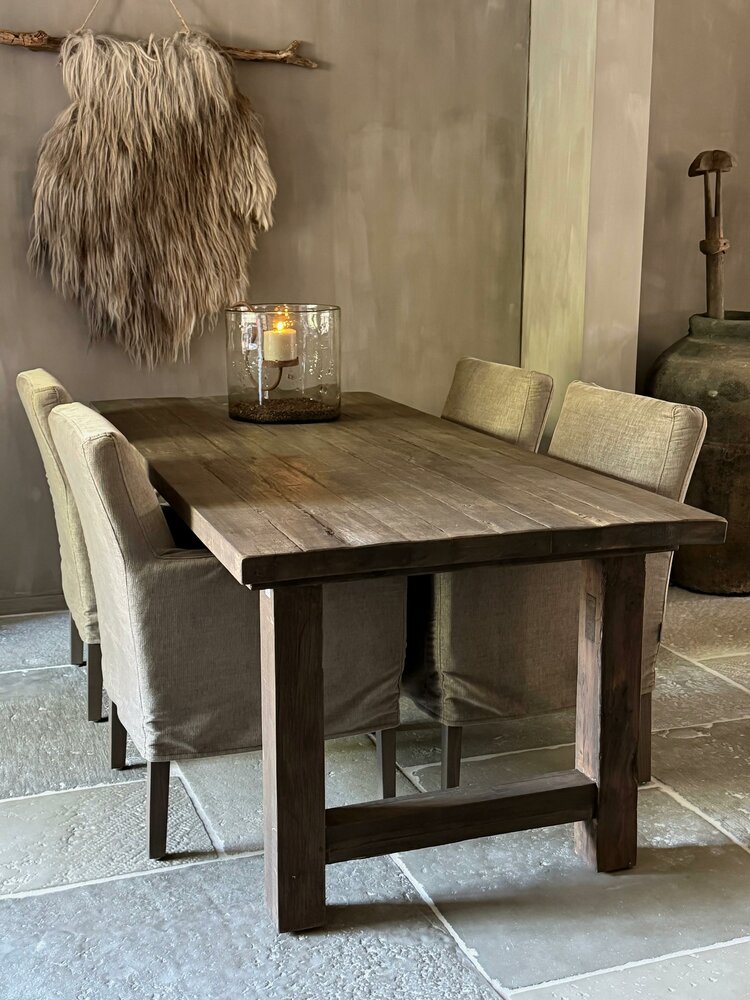 eettafel Diftwood met H poot