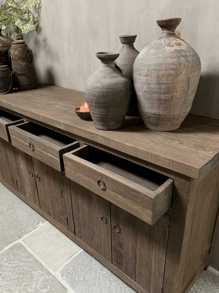 Dressoir Driftwood 6-deurs /4 lades 