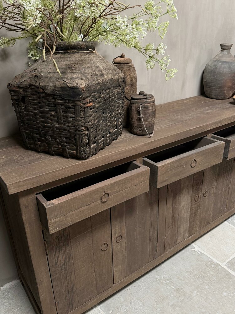 Dressoir Driftwood 6-deurs /4 lades 