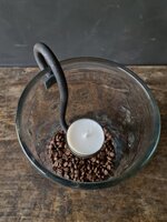 Cup voor kandelaar staal van Puur wonen