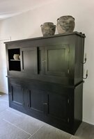 6- deurs kast Gili old black  (afhalen)
