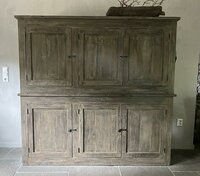 6- deurs  kast Gili oud teak 