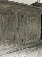 6- deurs  kast Gili oud teak (afhalen)