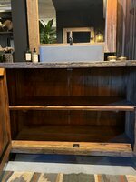 Badkamer meubel oud hout 2 deurs (afhalen)