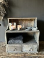 Gruttersbak met 2 lades