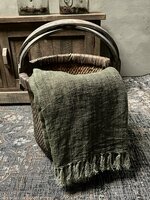 Linnen plaid groen